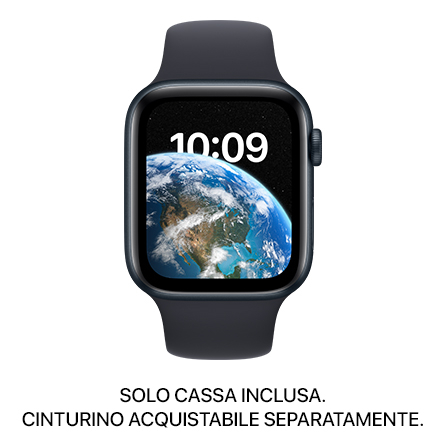 Cassa Apple Watch SE 2a gen. GPS + Cellular 44mm alluminio mezzanotte ricondizionata - Eccellente