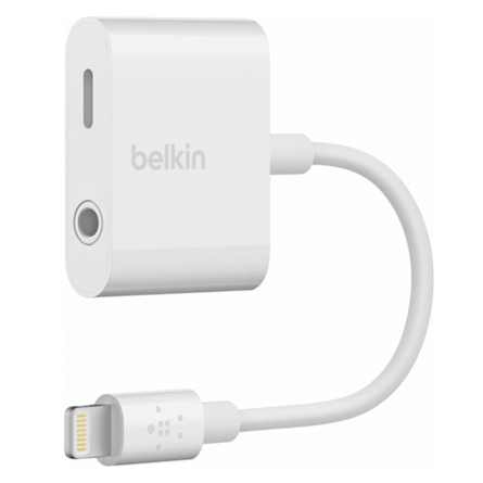 Adattatore audio e ricarica Belkin RockStar per iPhone e iPad