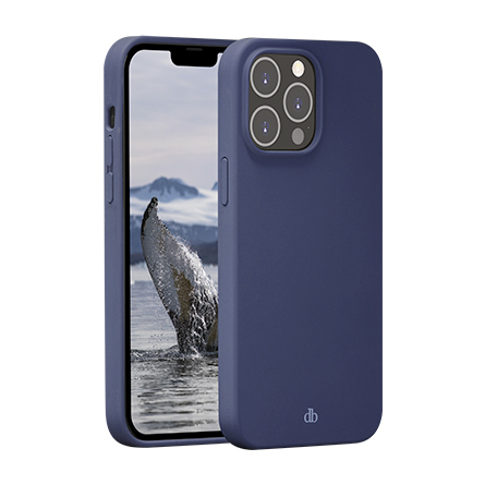 dbramante1928 − Greenland custodia protettiva in plastica riciclata per iPhone 14 Pro Max blu