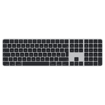 Magic Keyboard con Touch ID e tastierino numerico in lingua italiana per Mac con chip Apple Nero - Usato - Grado A 