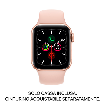 Apple Watch Series 5 GPS + Cellular 40mm alluminio oro - SOLO CASSA INCLUSA - Usato Grado B