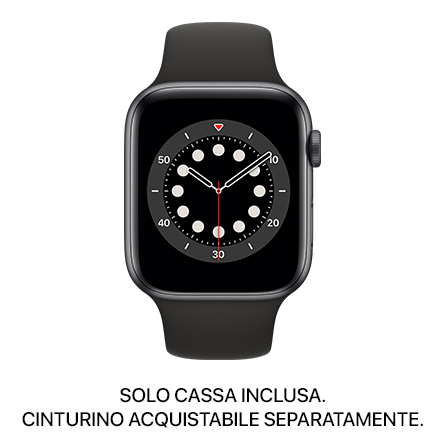 Apple Watch Series 6 GPS + Cellular 44mm alluminio grigio siderale - SOLO CASSA INCLUSA - Usato Grado A