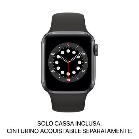 Apple Watch Series 6 GPS 40mm alluminio grigio siderale - SOLO CASSA INCLUSA - Usato Grado B
