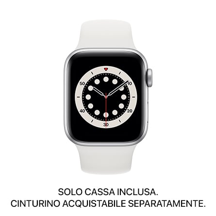 Apple Watch Series 6 GPS 40mm alluminio argento - SOLO CASSA INCLUSA - Usato Grado B
