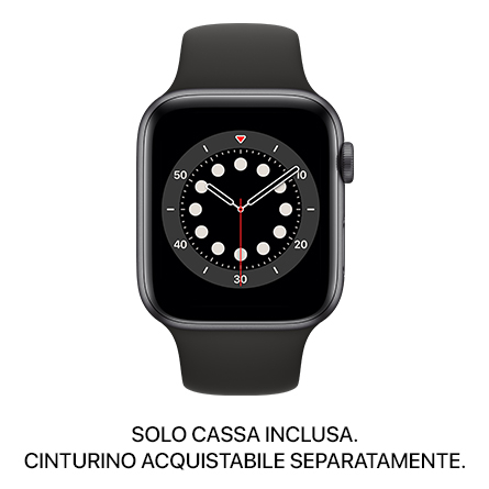 Apple Watch Series 6 GPS 44mm alluminio grigio siderale - SOLO CASSA INCLUSA - Usato Grado B