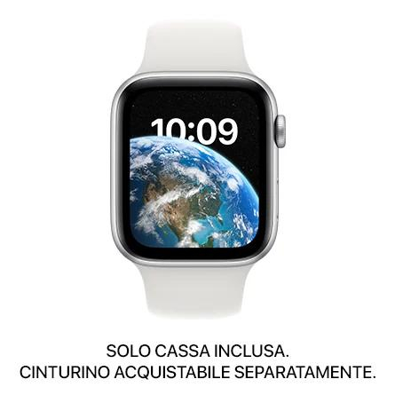 Apple Watch SE 2a gen. GPS 44mm alluminio argento - SOLO CASSA INCLUSA - Usato Grado B