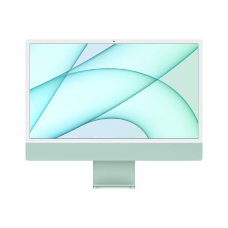 iMac Retina 4,5K 24" Chip Apple M1 / CPU 8‑core / GPU 7‑core / 8GB / 256GB SSD Verde - Usato - Grado A