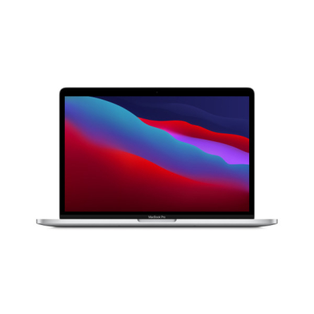 MacBook Pro 13” Chip Apple M1 CPU 8‑core / GPU 8‑core / 8GB / 512GB SSD argento - Usato - Grado B