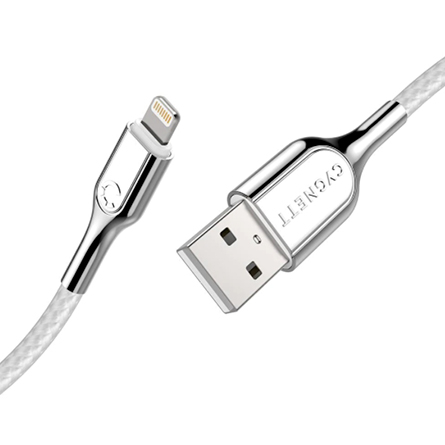 Cavo in kevlar da USB-A a Lightning bianco