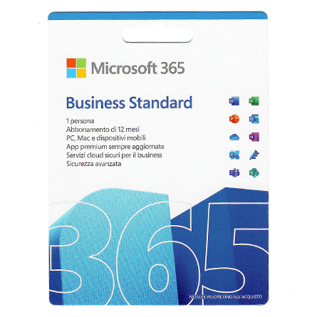 Card Office Microsoft 365 Business Standard per 1 utente