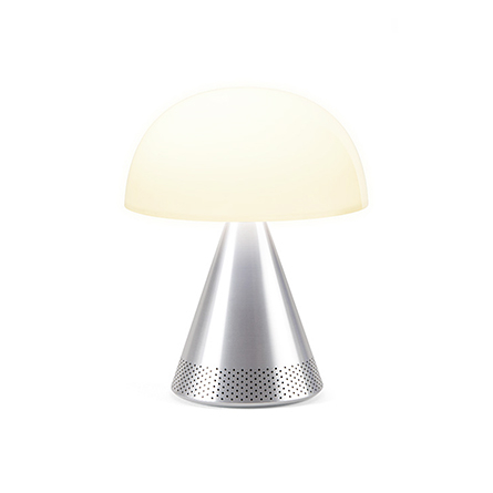 Speaker Bluetooth e lampada LED Lexon Mina L Audio - Alluminio