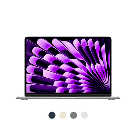 MacBook Air 13" Chip Apple M3 / CPU 8-core / GPU 10-core / 16GB / SSD 512GB