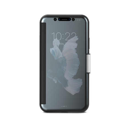 Custodia StealthCover per iPhone X/XS grigio canna di fucile