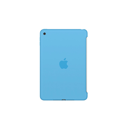 Custodia Apple in silicone per il retro di iPad mini 4 azzurro