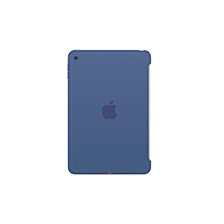 Custodia Apple in silicone per il retro di iPad mini 4 blu oceano