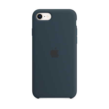 Custodia Apple in silicone per iPhone SE (2a e 3a generazione) blu abisso