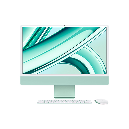 iMac Retina 4,5K 24'' Chip Apple M3 / CPU 8‑core / GPU 8‑core / 8GB / 256GB SSD - Verde
