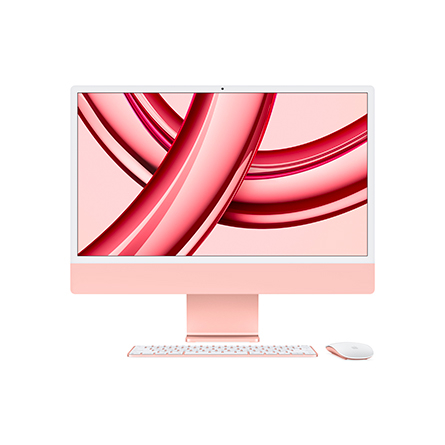 iMac Retina 4,5K 24" Chip Apple M3 / CPU 8‑core / GPU 8‑core / 8GB / 256GB SSD - Rosa