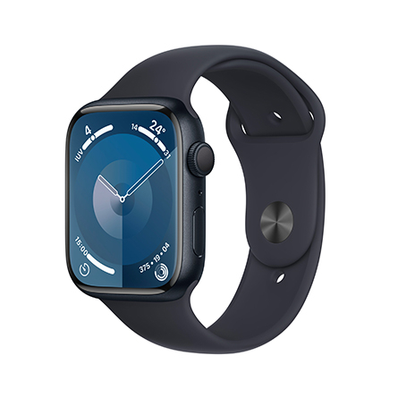 Apple Watch Series 9 GPS 45mm alluminio mezzanotte con cinturino Sport Mezzanotte - M/L