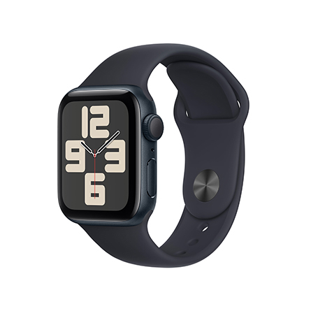 Apple Watch SE GPS 40mm alluminio mezzanotte con cinturino Sport mezzanotte - S/M