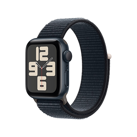 Apple Watch SE GPS 40mm alluminio mezzanotte con cinturino Sport Loop mezzanotte