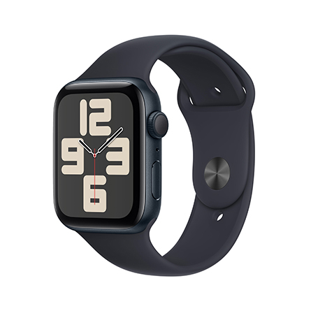 Apple Watch SE GPS 44mm alluminio mezzanotte con cinturino Sport mezzanotte - S/M