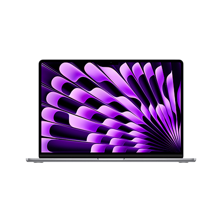 MacBook Air 15" Chip Apple M3 / CPU 8-core / GPU 10-core / 8GB / SSD 256GB - Grigio siderale