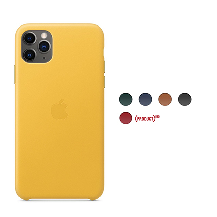 Custodia Apple in pelle per iPhone 11 Pro Max