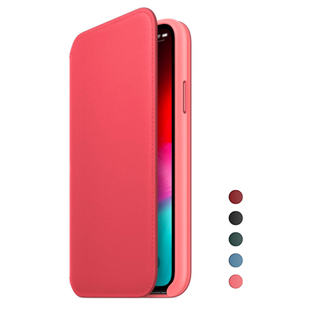 Custodia Apple folio in pelle per iPhone XS