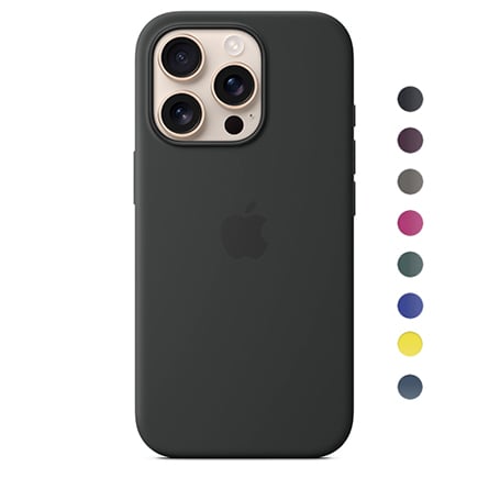 Custodia Apple MagSafe in silicone per iPhone 16 Pro