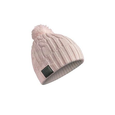 Berretto Bluetooth Sounday Beanie con pon pon Rosa