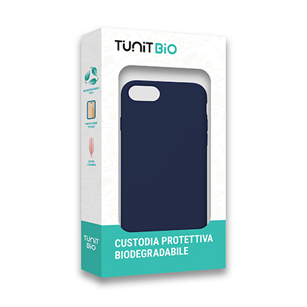 Cover Biodegradabile per iPhone SE - Blu