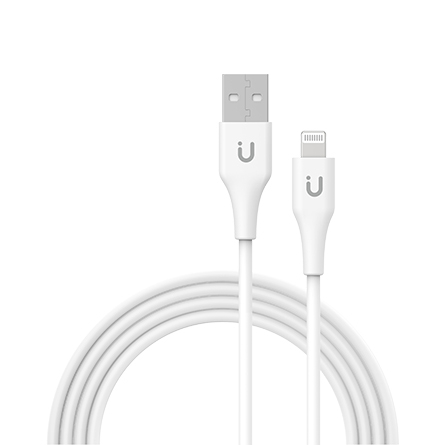 Cavo di ricarica e trasferimento da USB-A a Lightning 1 metro - Bianco