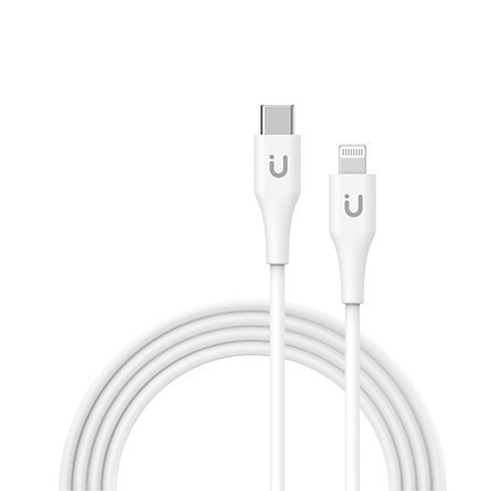 Cavo di ricarica e trasferimento da USB-C a Lightning 1 metro - Bianco