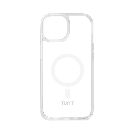 Custodia Tunit Clear Compatibile MagSafe per iPhone 15 Plus - Trasparente