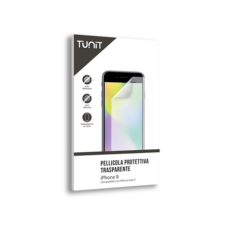 Pellicola protettiva trasparente e anti-impronta per iPhone 8  / SE 2020 