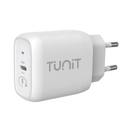 Tunit − Caricabatteria USB-C da 20 Watt per IPhone, IPad e dispositivi Android