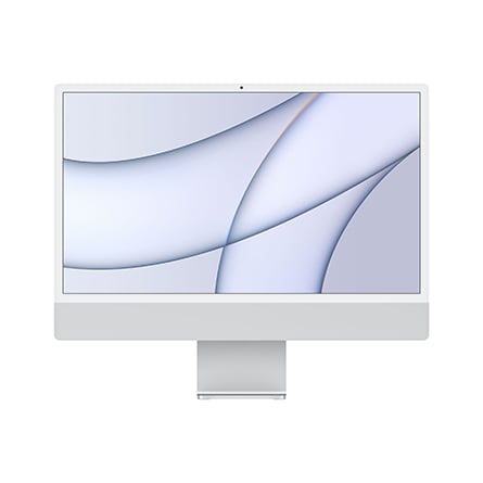 iMac 24" M1 / CPU 8‑core / GPU 8‑core / 8GB / 512GB SSD argento - Usato - Grado A