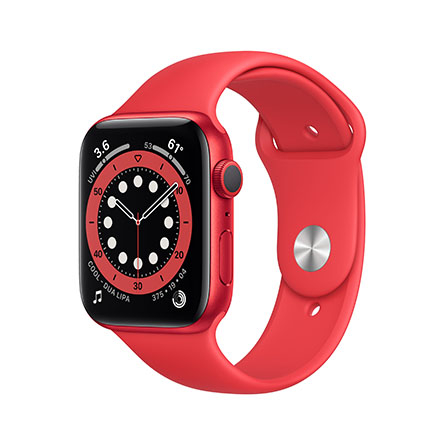 Apple Watch Series 6 GPS 44mm alluminio (PRODUCT)RED con cinturino Sport (PRODUCT)RED - Usato - Grado A
