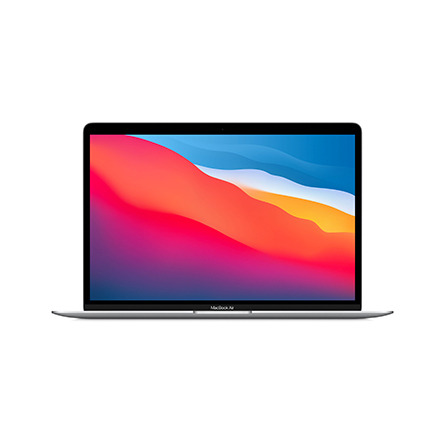 MacBook Air 13" Chip Apple M1 / CPU 8‑core / GPU 7‑core / 8GB / 256GB SSD argento - Usato - Grado A