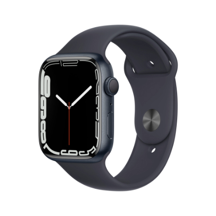 Apple Watch Series 7 GPS 45mm alluminio mezzanotte con cinturino Sport mezzanotte - Usato - Grado A