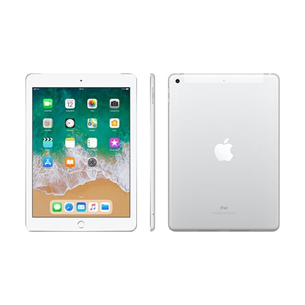 iPad 9,7" 6a Gen. Wi-Fi + Cellular 32GB argento - Usato - Grado A 