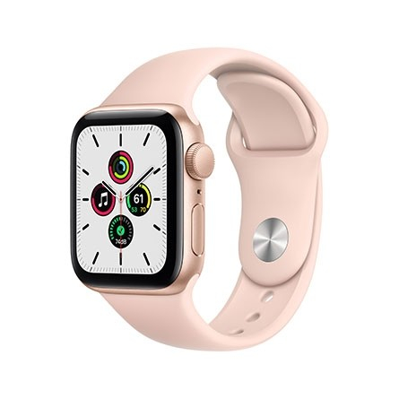 Apple Watch SE GPS 40mm alluminio oro con cinturino Sport rosa sabbia - Usato - Grado B