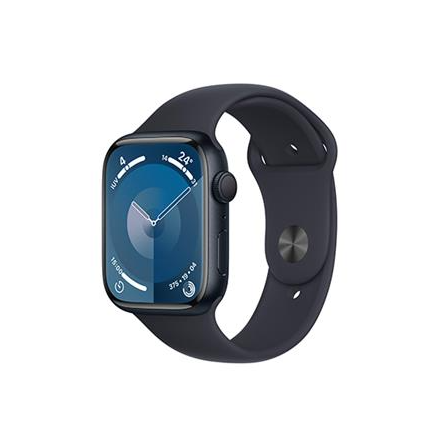 Apple Watch Series 9 GPS 45mm alluminio mezzanotte con cinturino Sport mezzanotte - Usato - Grado A