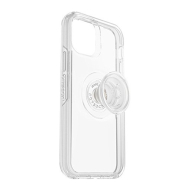Custodia Otter + Pop Symmetry con supporto per iPhone 12 e 12 Pro trasparente