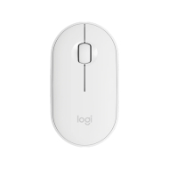 Mouse wireless e Bluetooth Pebble M350 di Logitech bianco