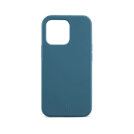 Custodia in plastica riciclata per iPhone 13 Pro Eco di Aiino blu pavone