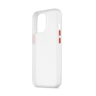 Custodia con retro semitrasparente per iPhone 13 Pro Foggy di Aiino bianco