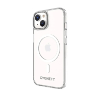 Cygnett − Custodia protettiva trasparente Aeromag per iPhone 14 Plus compatibile MagSafe