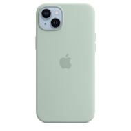 Custodia MagSafe in silicone per iPhone 14 Plus agave